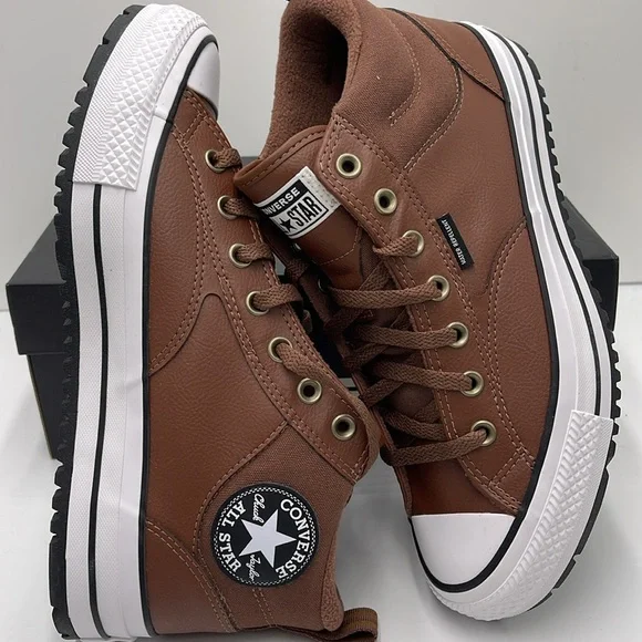 Converse Men’s CTAS MALDEN STREET BOOT MID BEAR NAP/TOADSTOOL TAN/WHITE A08561C